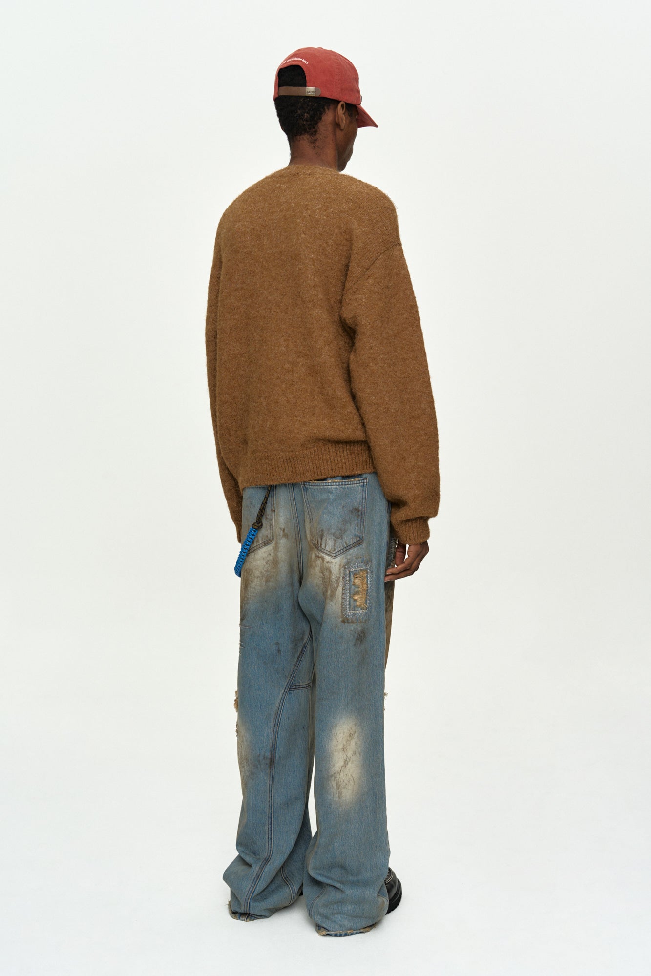 Andersson Bell - Adsb Intarsia Crew-Neck Sweater (Brown) product image 2 | TRAB K-Fashion Australia