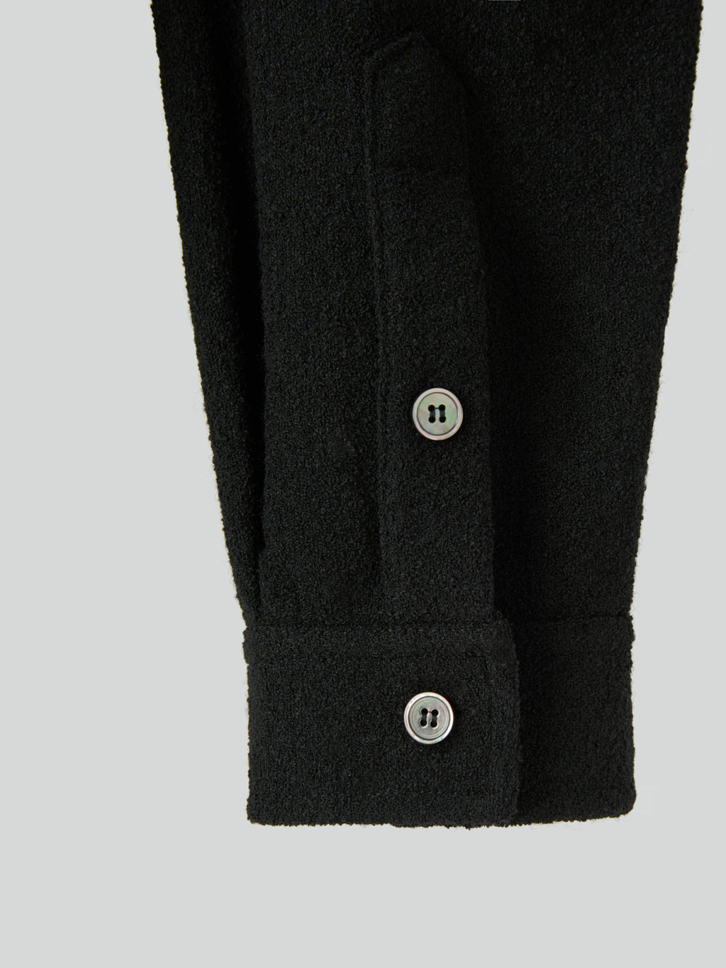 Recto - Wool Tweed Soft Shirt (Black) product image 12 | TRAB K-Fashion Australia