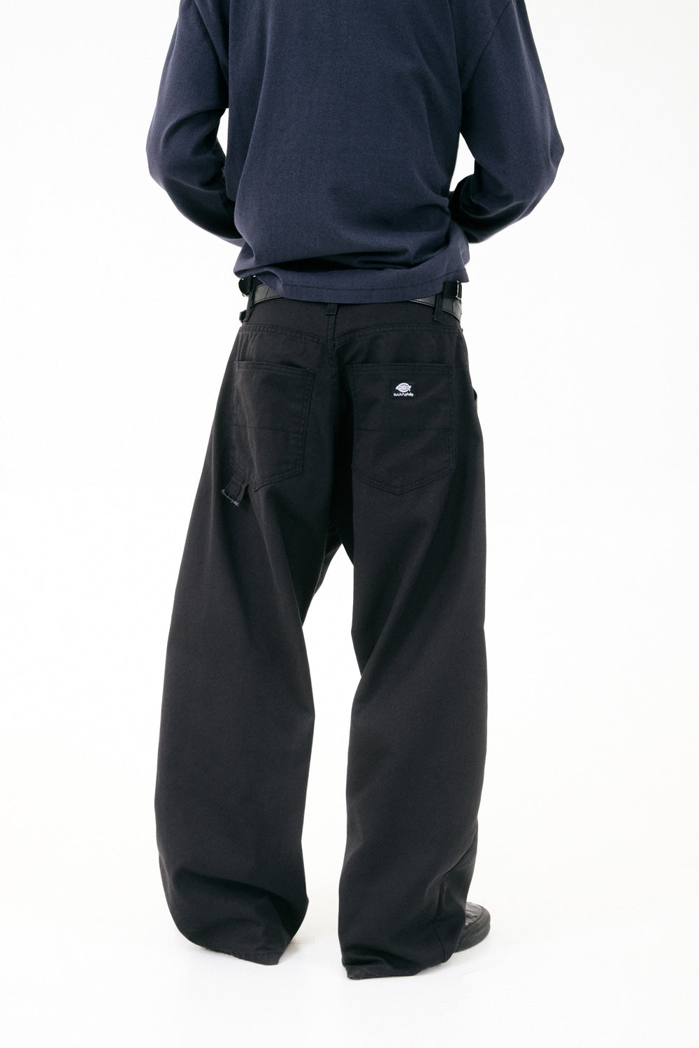 Hatchingroom - Wide Curve Carpenter Pants (Black) product image 15 | TRAB K-Fashion Australia