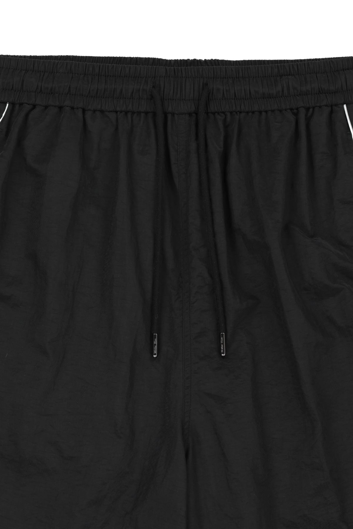 Matin Kim - Side Logo Bermuda Track Pants (Black) product image 3 | TRAB K-Fashion Australia