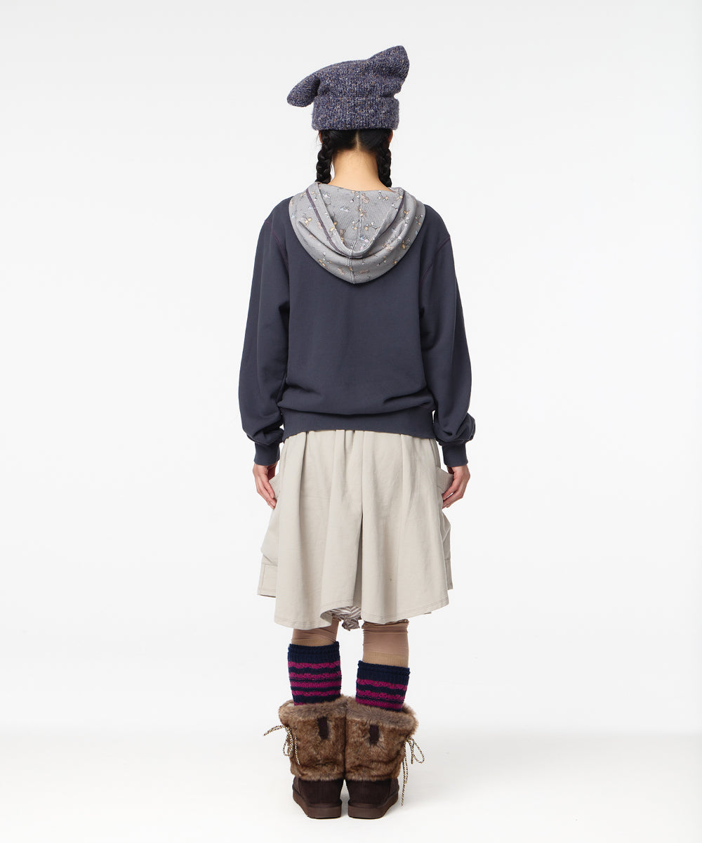 Coyseio - Reversible Wide Cat Beanie (Purple) product image 8 | TRAB K-Fashion Australia