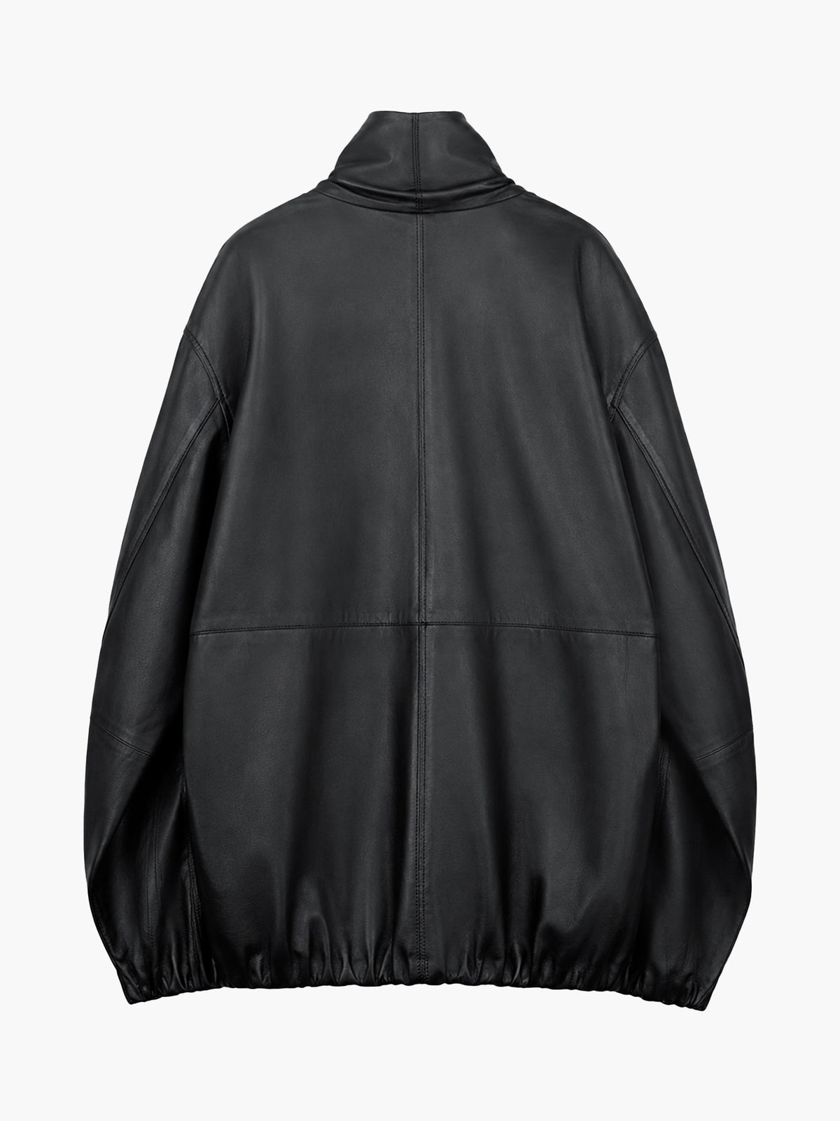 Jiyong Kim - Goat Skin Shawl-Collar Bomber (Black) product image 9 | TRAB K-Fashion Australia