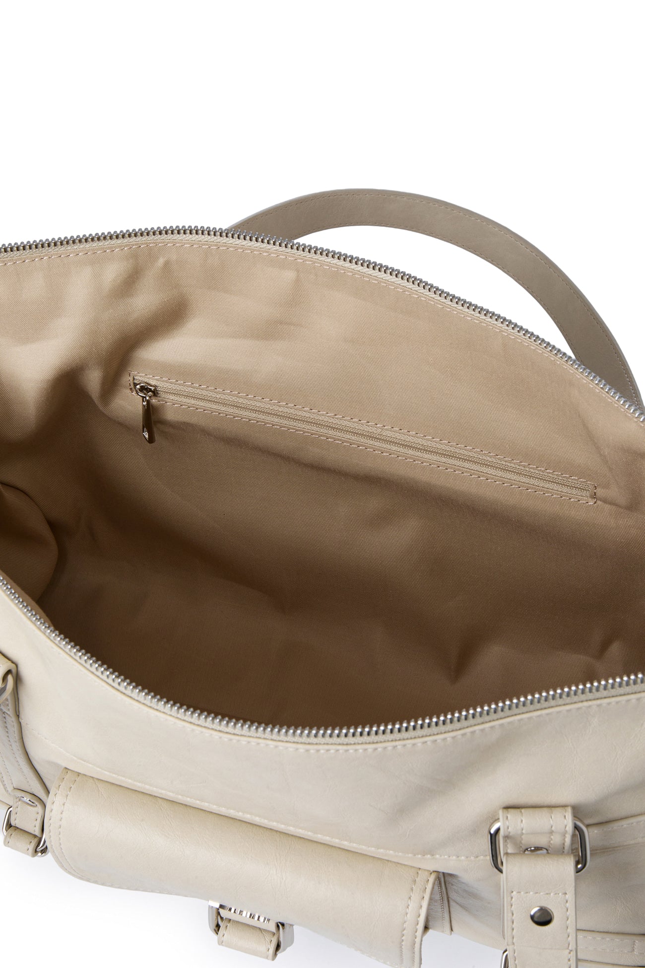 Deinet - Belted Pocket Shoulder Bag (Beige) product image 7 | TRAB K-Fashion Australia