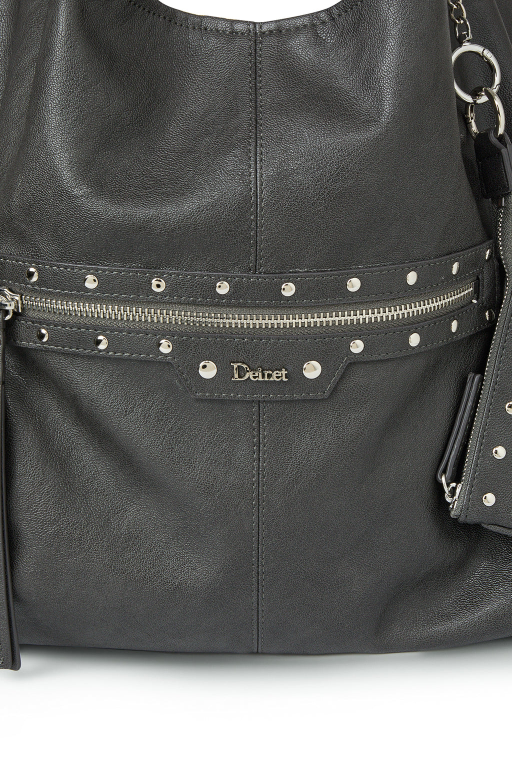 Deinet - Stud Detail Point Pocket Bag (Grey) product image 10 | TRAB K-Fashion Australia
