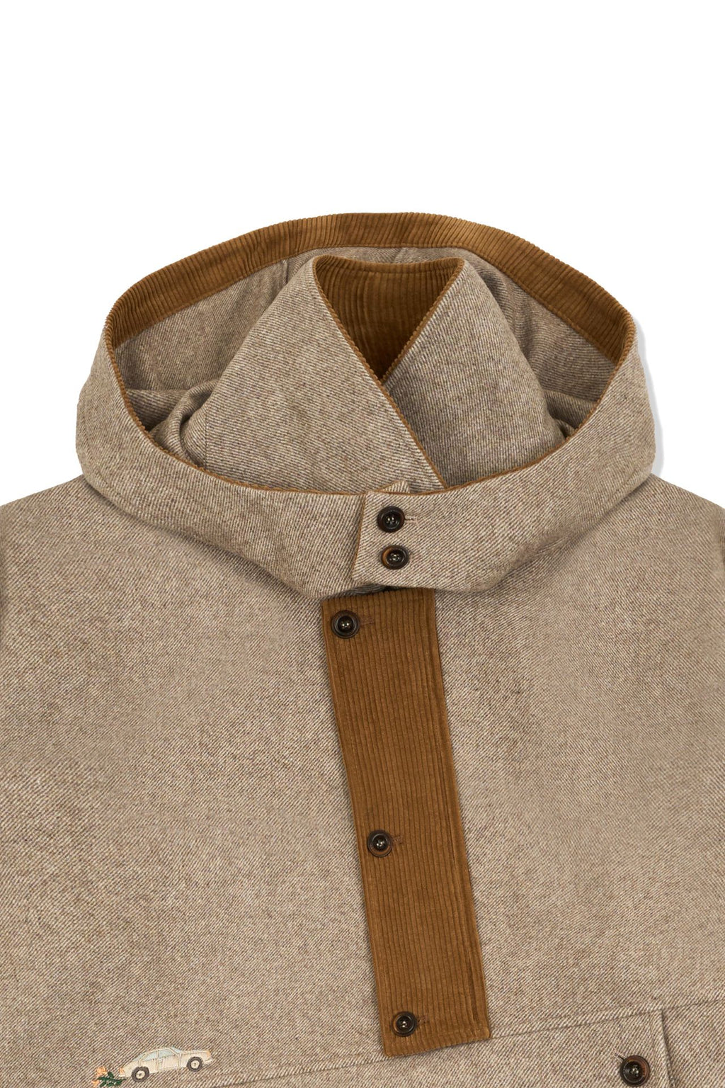 Ioedle - Uphill Hooded Anorak (Brown) product image 4 | TRAB K-Fashion Australia