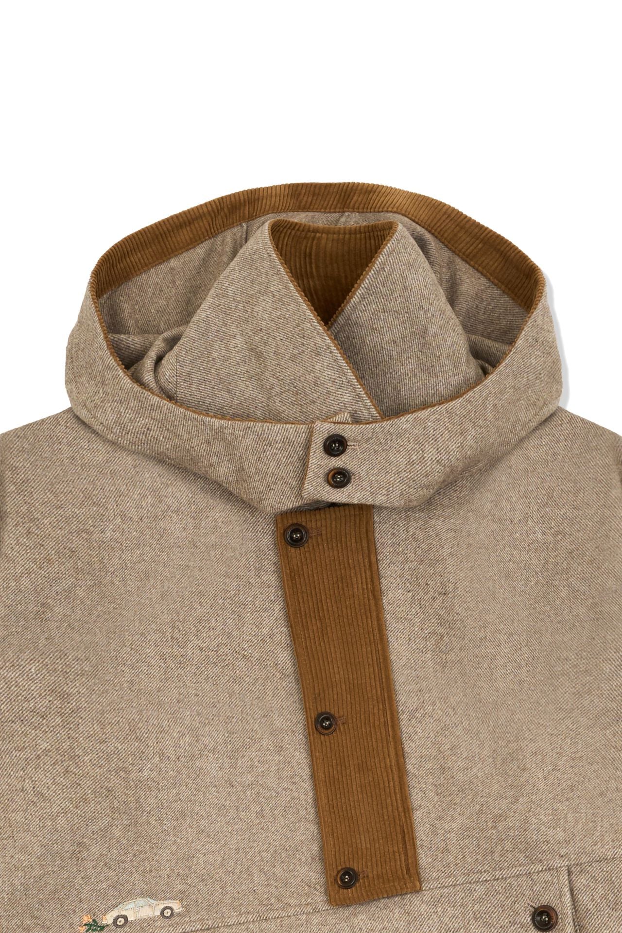 Ioedle - Uphill Hooded Anorak (Brown) product image 4 | TRAB K-Fashion Australia