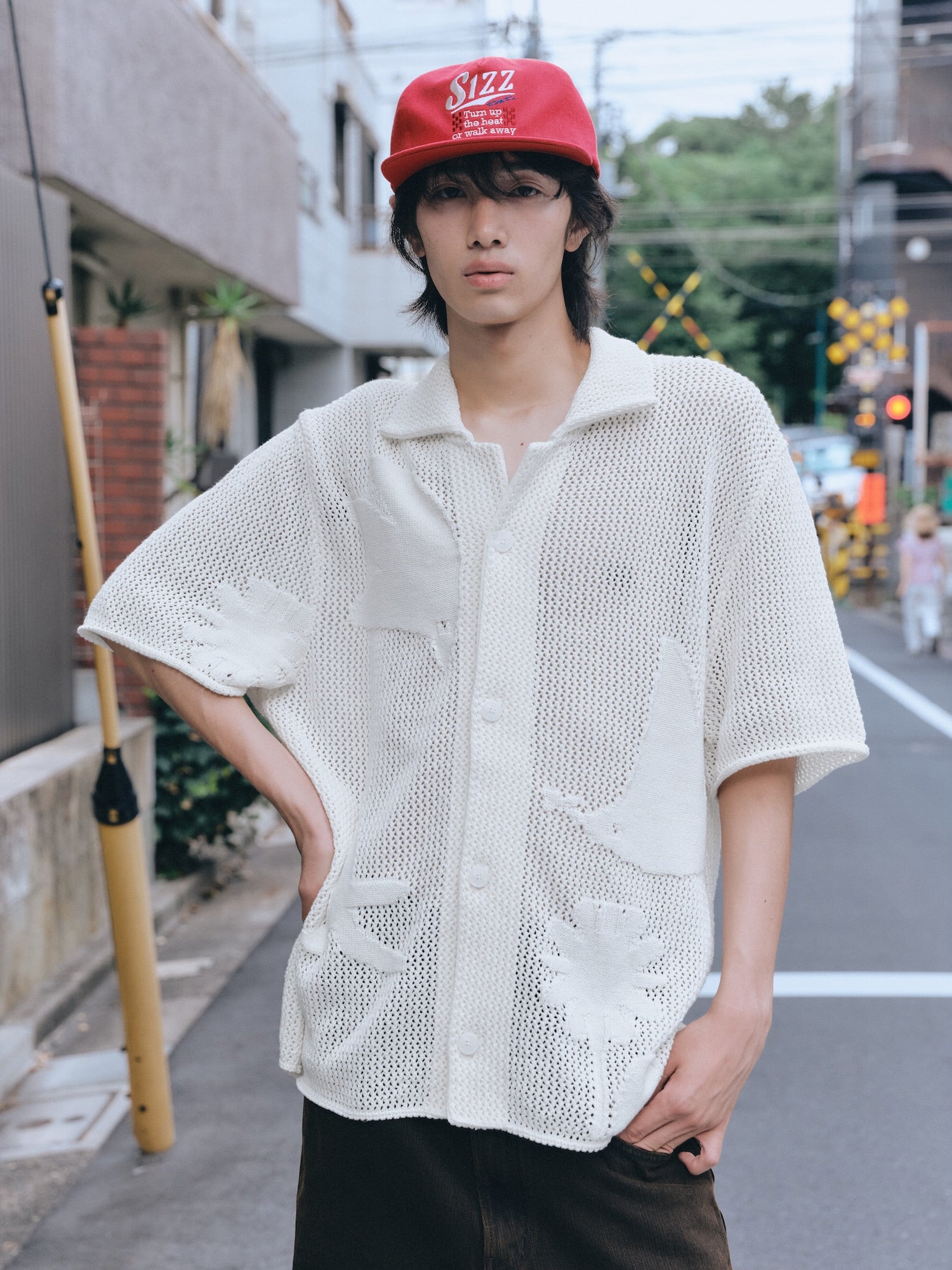 Stu - Graphic Knit Shirt (Cream) product image 13 | TRAB K-Fashion Australia