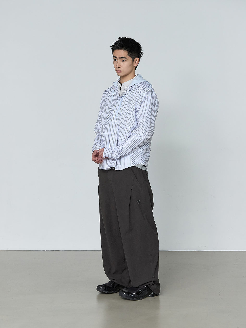 San San Gear - Weave Taped Pants (Grey) product image 1 | TRAB K-Fashion Australia