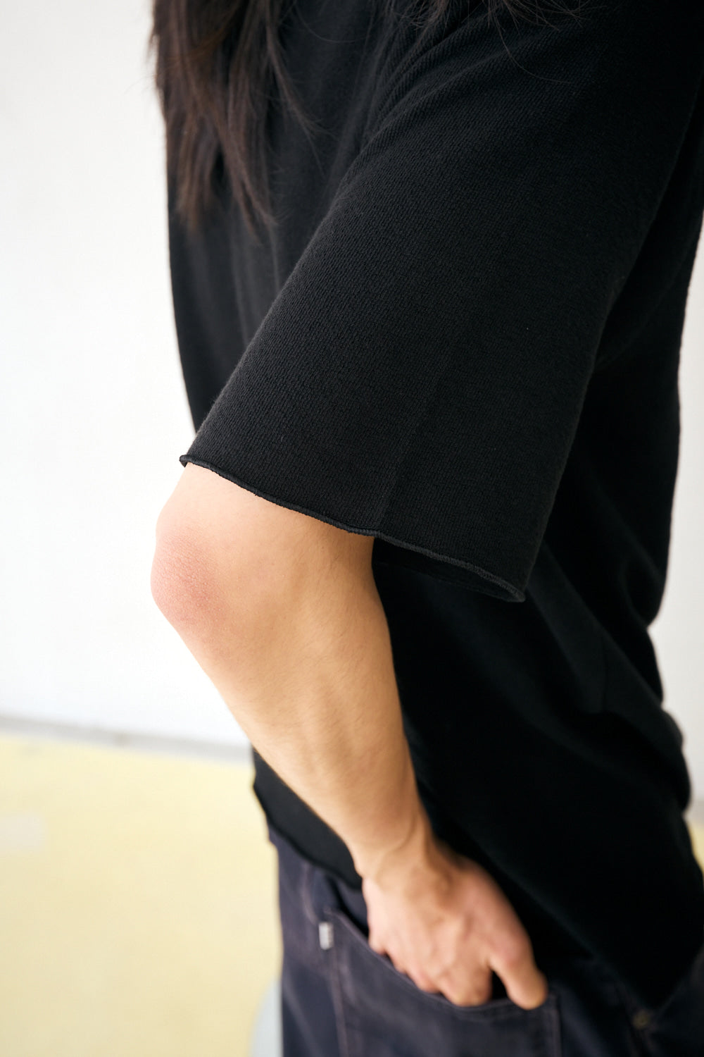 Hatchingroom - Slash Tee Check Box (Black) product image 9 | TRAB K-Fashion Australia