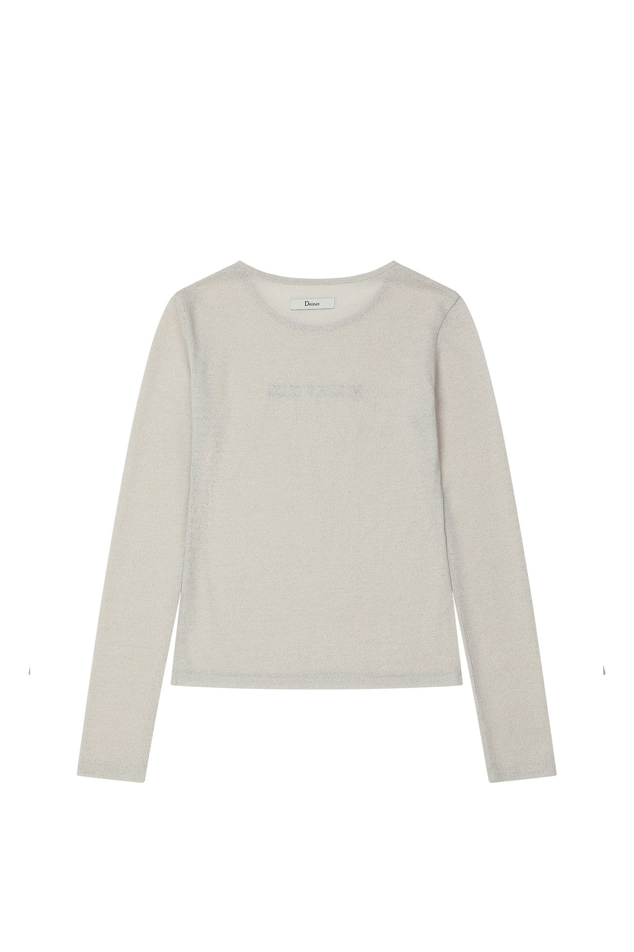 Deinet - Sheer Long Sleeve (Beige) product image 8 | TRAB K-Fashion Australia
