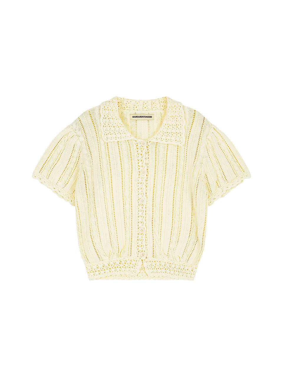 Margarin Fingers - Petit Crochet Knit (Cream) product image 2 | TRAB K-Fashion Australia