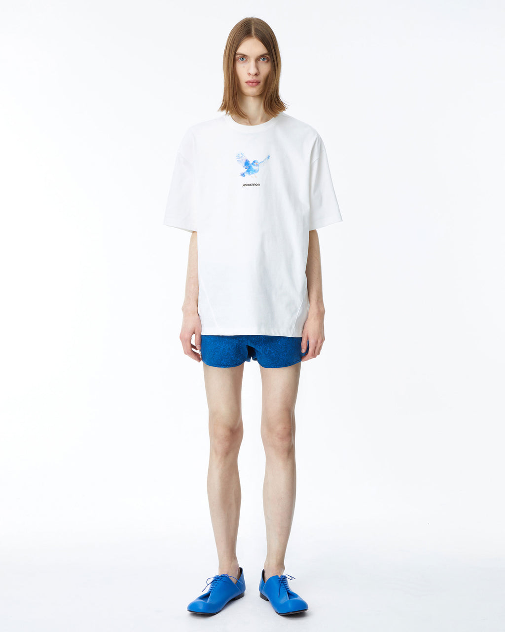 Ader Error - Blue bird t-shirt (Off white) product image 3 | TRAB K-Fashion Australia