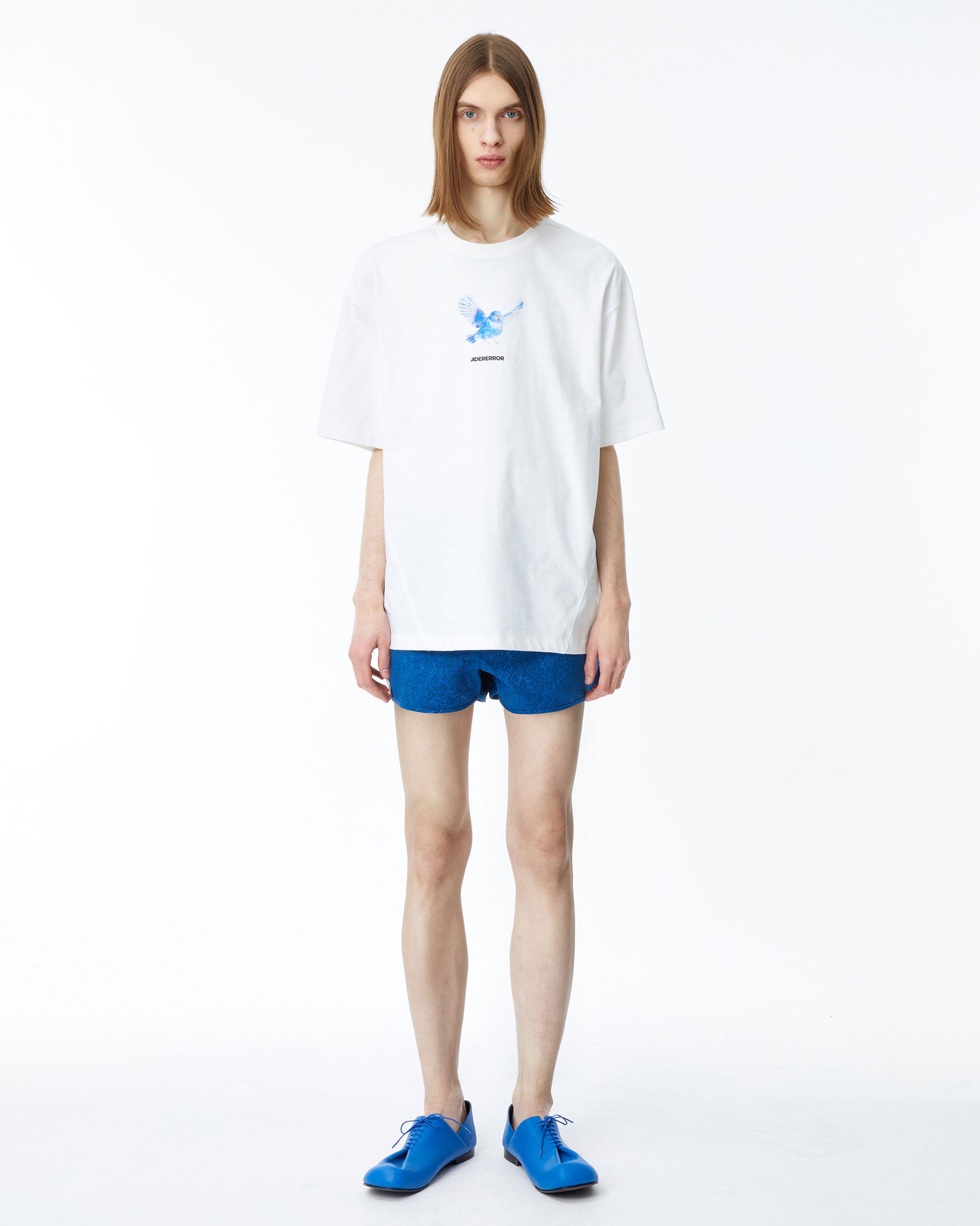 Ader Error - Blue bird t-shirt (Off white) product image 3 | TRAB K-Fashion Australia