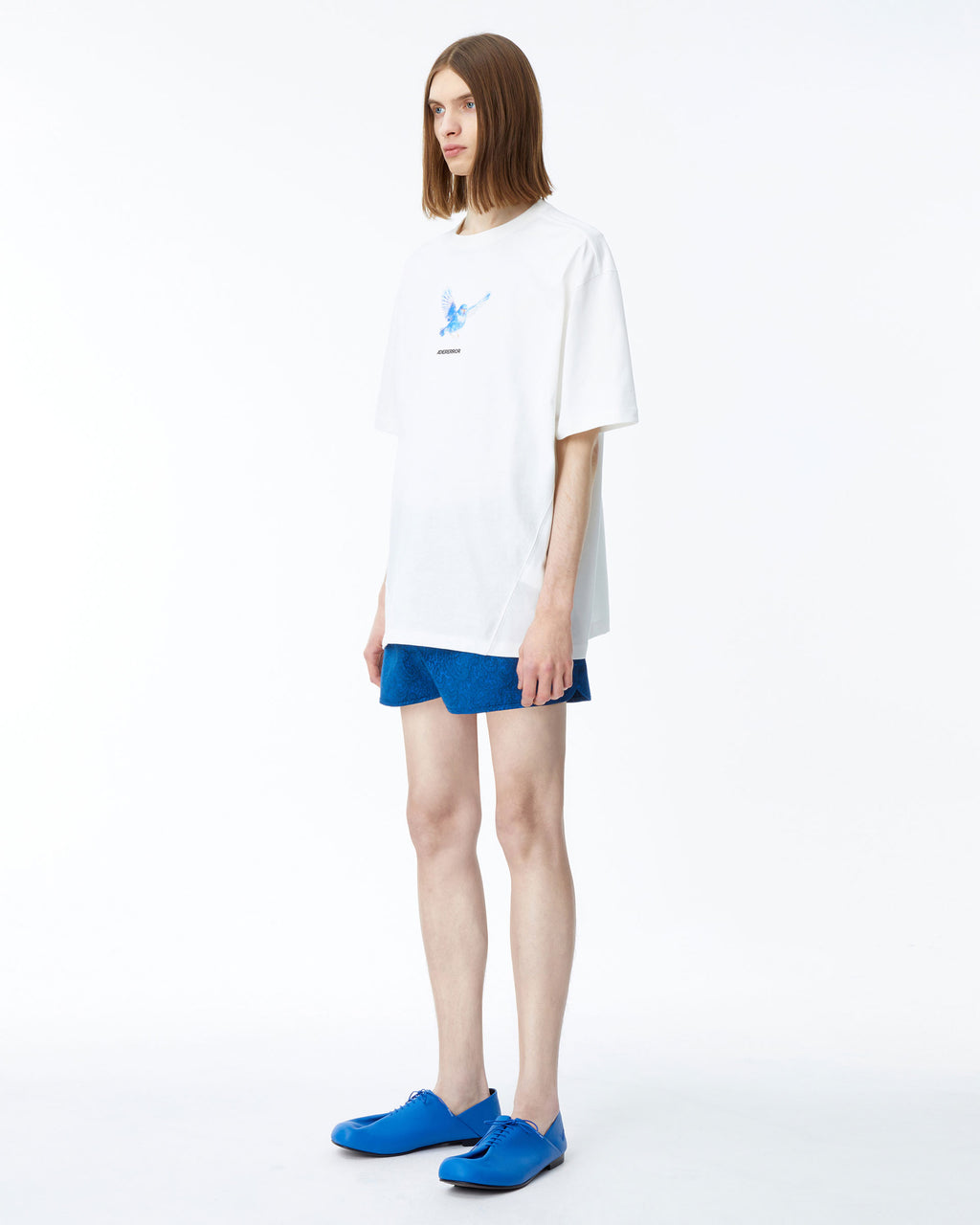Ader Error - Blue bird t-shirt (Off white) product image 4 | TRAB K-Fashion Australia