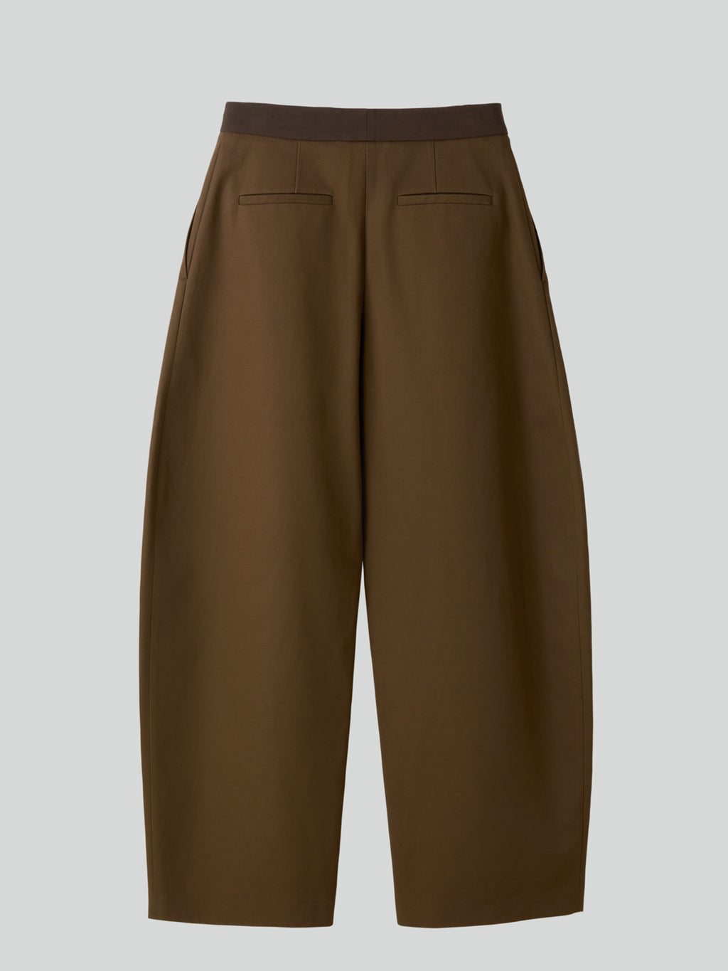 Recto - High-Rise Curved Legs Pants (Vintage Brown) product image 11 | TRAB K-Fashion Australia
