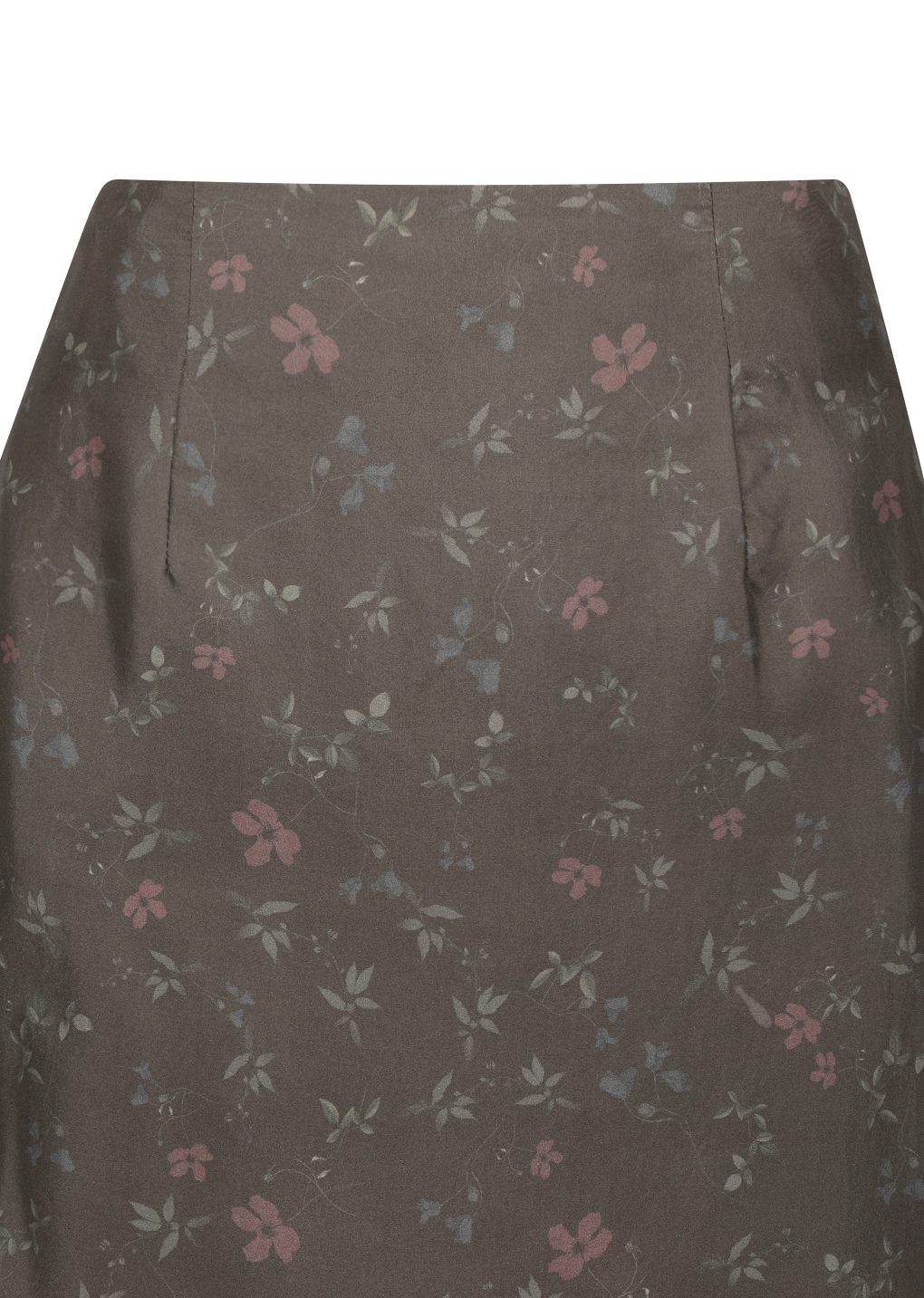 Amomento - Silk floral skirt (Brown) product image 7 | TRAB K-Fashion Australia