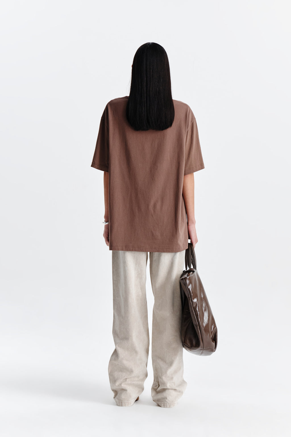 Matin Kim - Side Point Color Denim Pants (Beige) product image 7 | TRAB K-Fashion Australia
