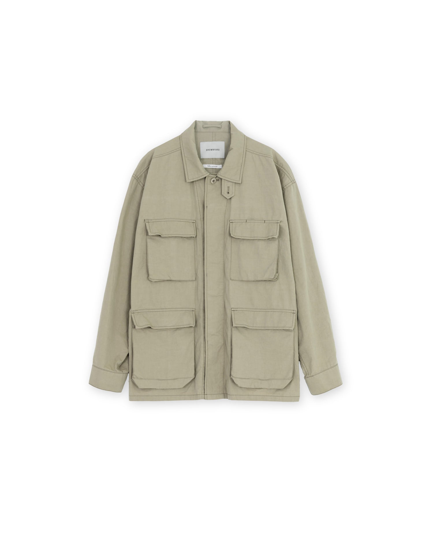 Brownyard - Washed Bdu Jacket (Dark Beige) product image 7 | TRAB K-Fashion Australia