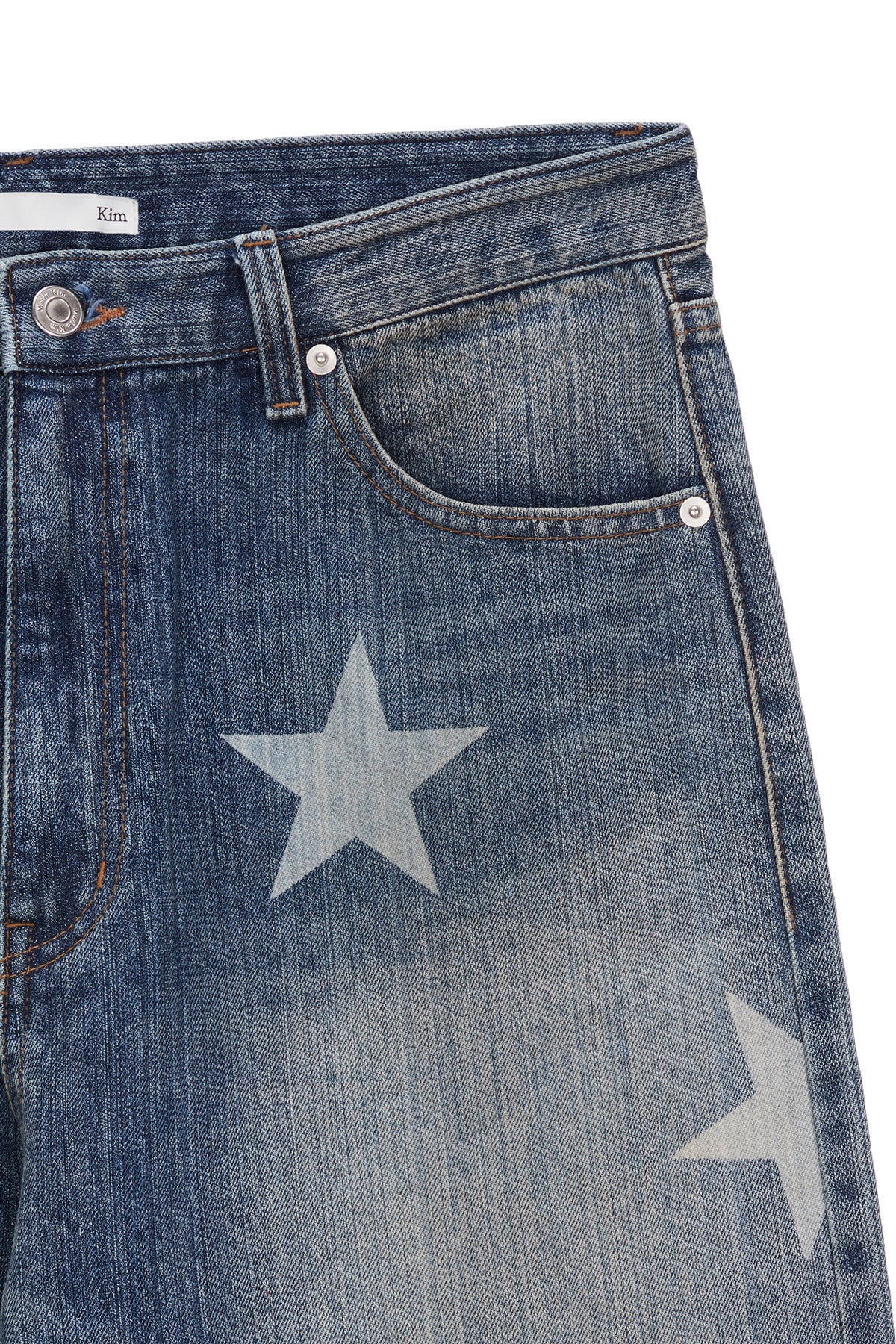 Matin Kim - Starlight Washed Denim Pants (Blue) product image 3 | TRAB K-Fashion Australia