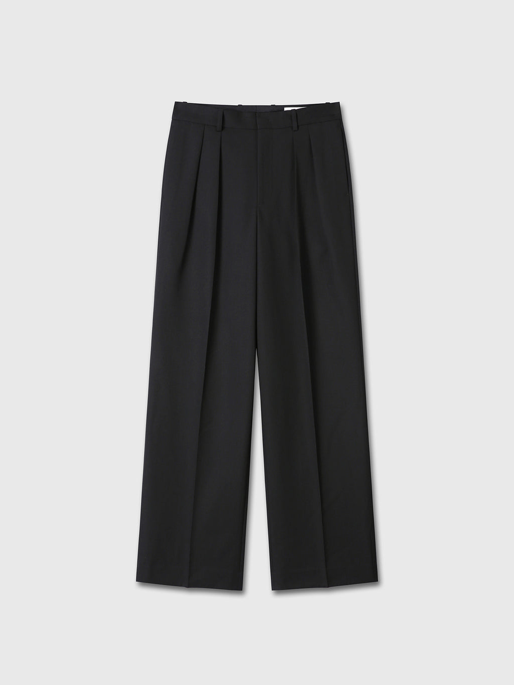 Tonywack - Wool Double-Pleated Wide Trousers (Black) product image 7 | TRAB K-Fashion Australia