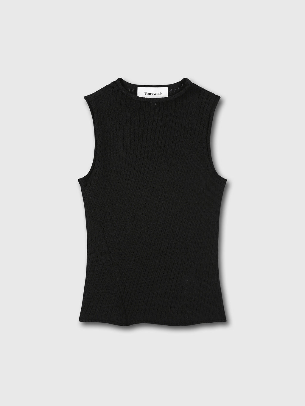 Tonywack - Cotton Twisted Sleeveless Knit (Black) product image 7 | TRAB K-Fashion Australia