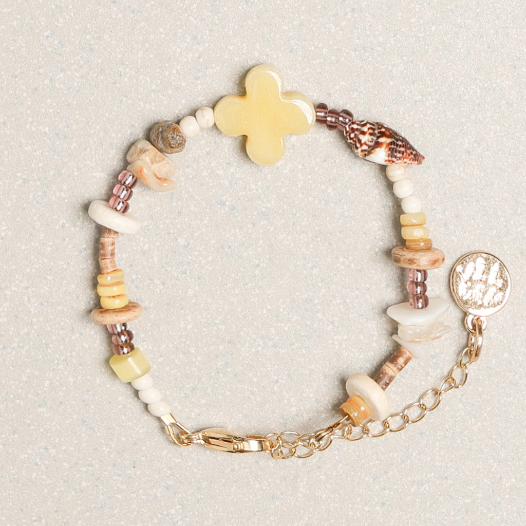Towtow Archive - Full Clover Symbol Bracelet Lemon (OC) product image 1 | TRAB K-Fashion Australia