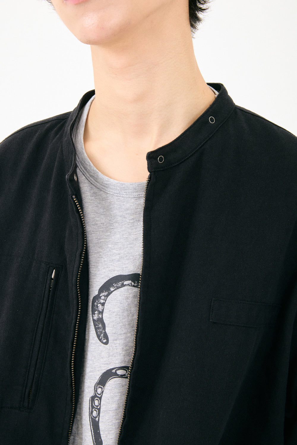 Hatchingroom - Detachable Flight Jacket (Black) product image 16 | TRAB K-Fashion Australia