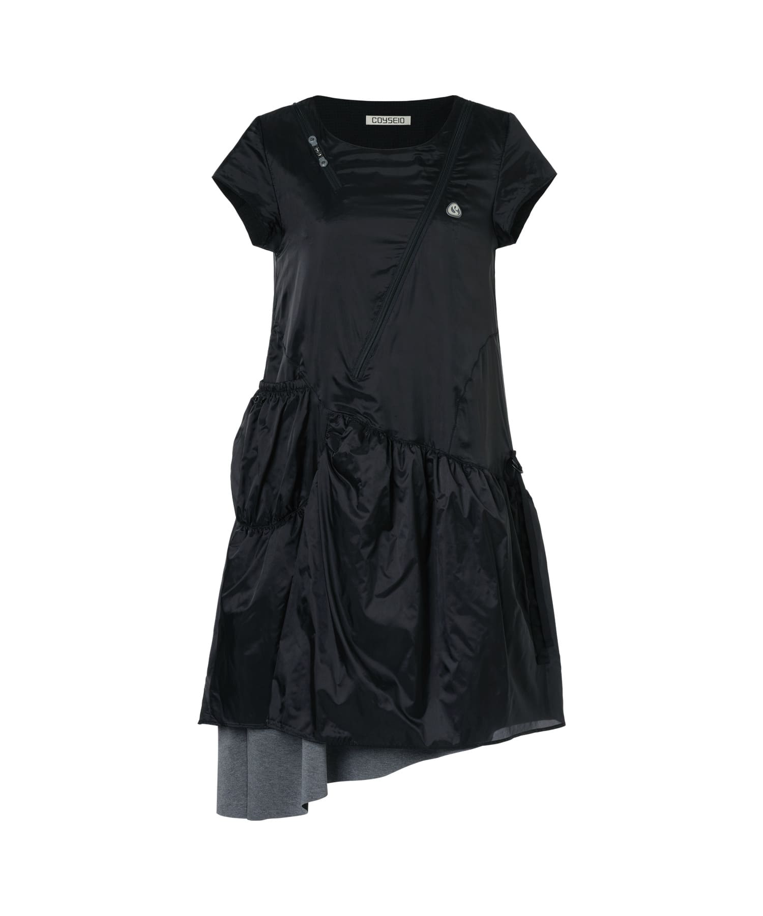 Coyseio - Puff Shirring One Piece (Black) product image 14 | TRAB K-Fashion Australia