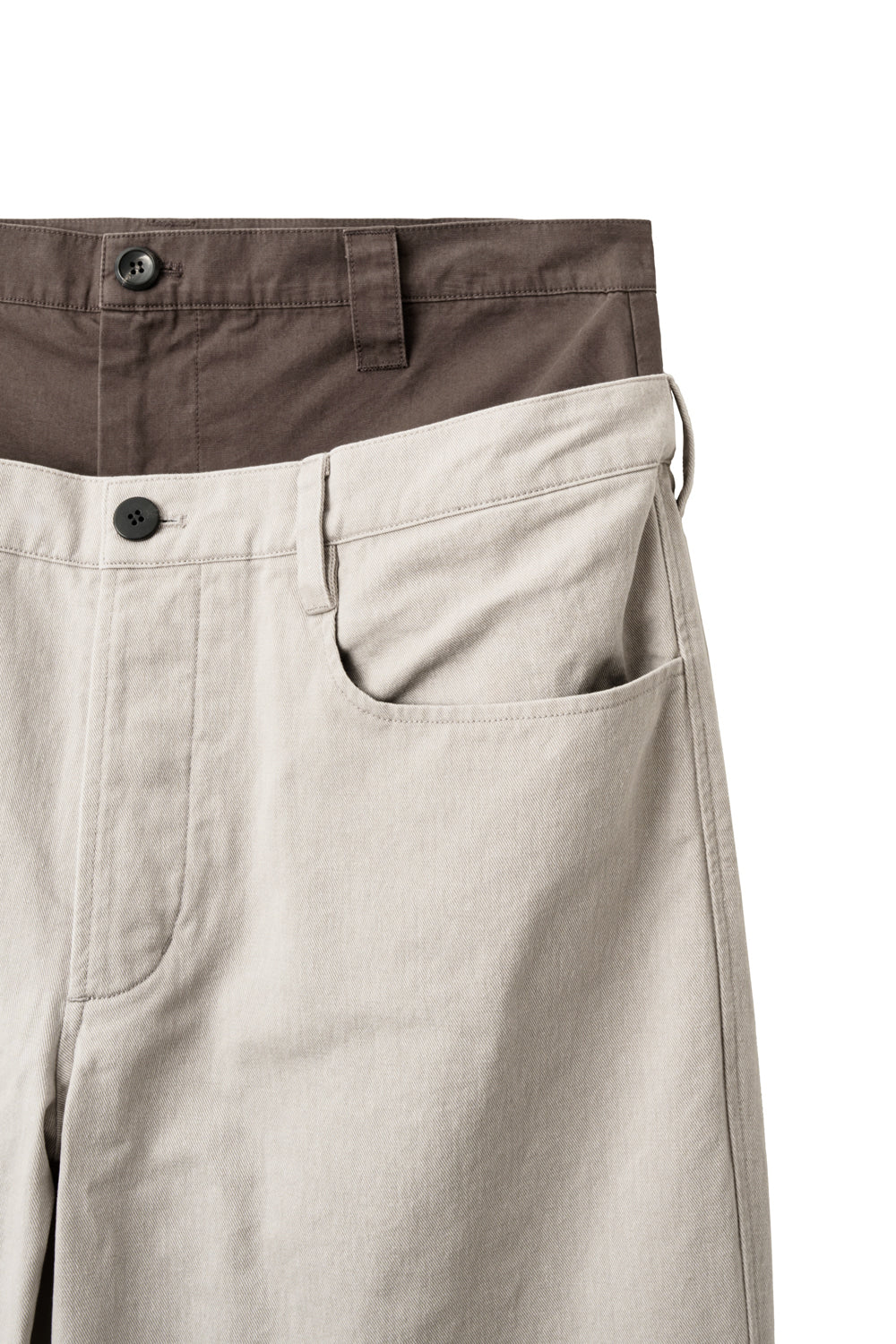 Hatchingroom - Double Waist Pants Rose (Grey) product image 4 | TRAB K-Fashion Australia