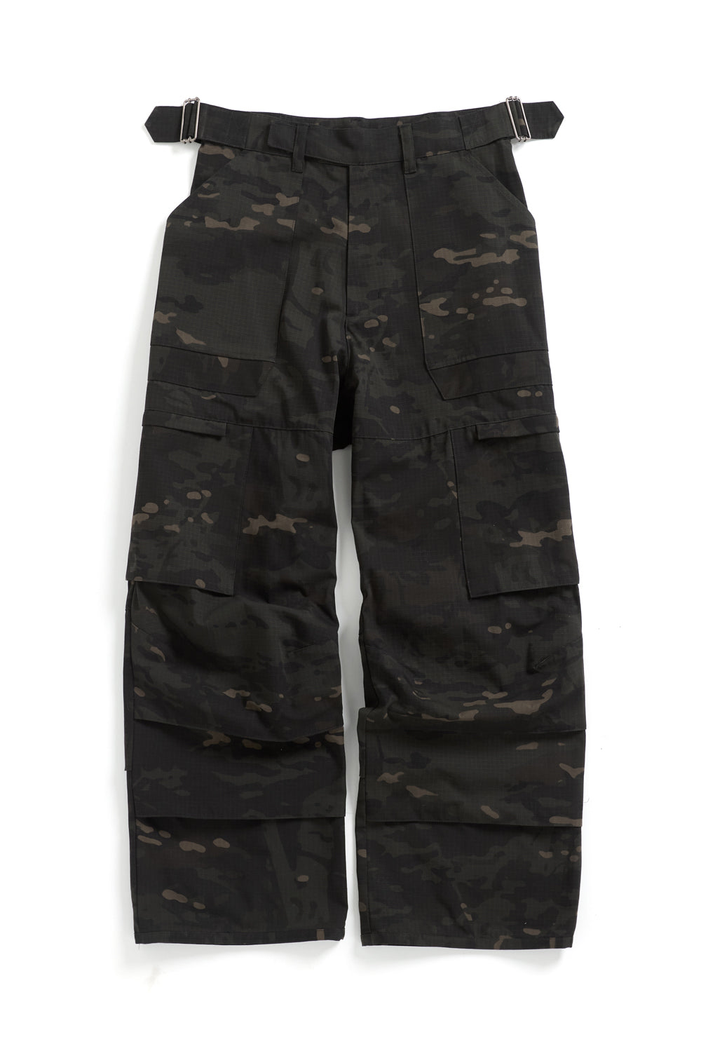 Hatchingroom - Fatigue Over Pants Ripstop Black (Camo) product image 1 | TRAB K-Fashion Australia