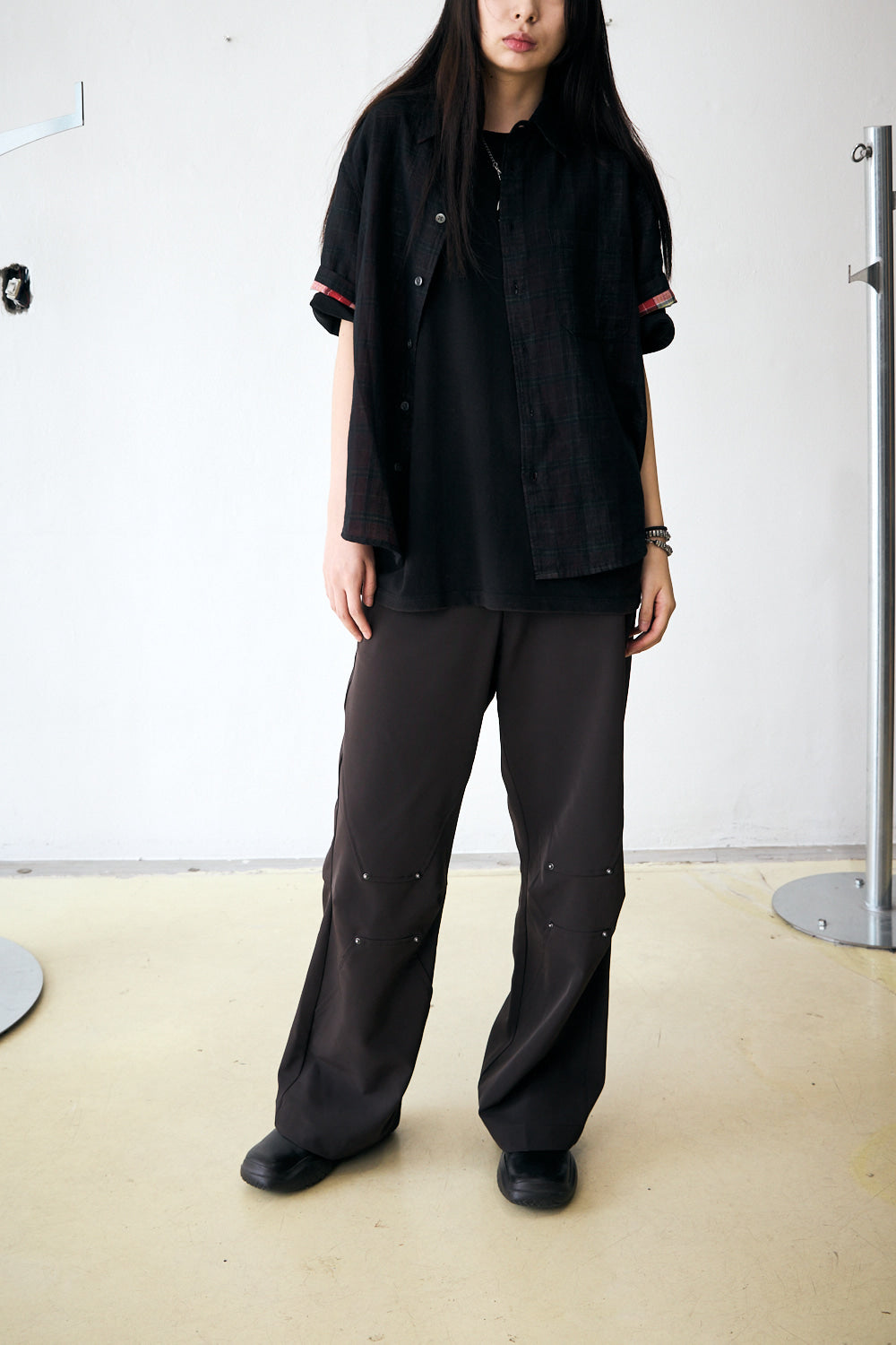 Hatchingroom - H Pants Dark (Brown) product image 10 | TRAB K-Fashion Australia