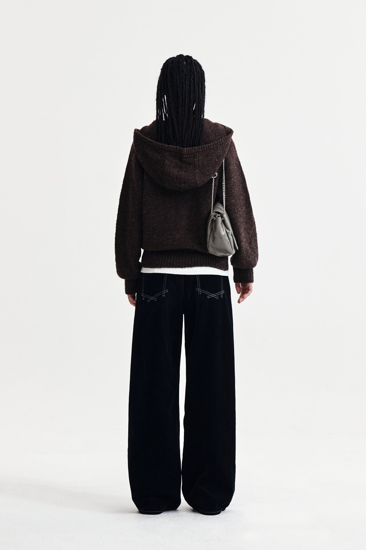 Matin Kim - Muffler Point Hoody Pullover (Brown) product image 7 | TRAB K-Fashion Australia