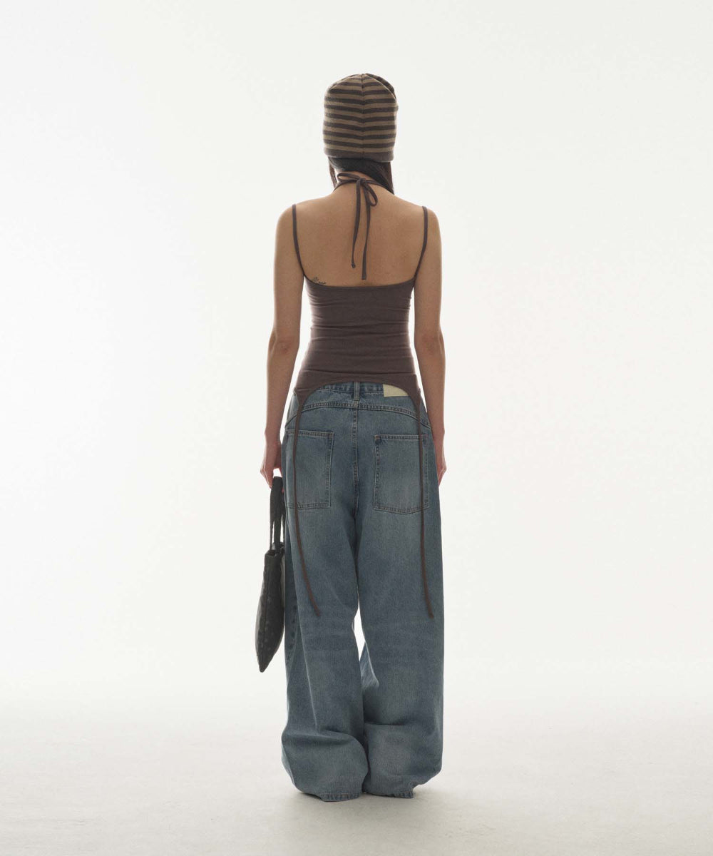 Coyseio - Dual Stripe Beanie (Mud Khaki) product image 5 | TRAB K-Fashion Australia