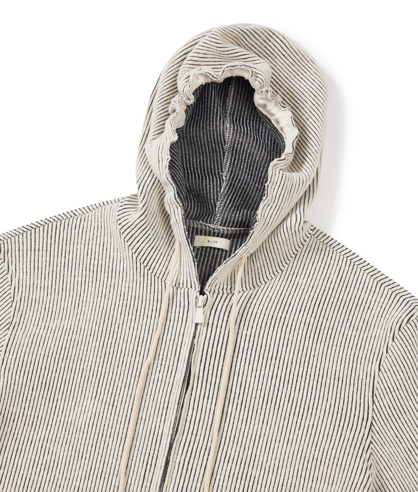 XLIM - Ep.9 01 Hoodie Zip Up (Ivory) product image 7 | TRAB K-Fashion Australia