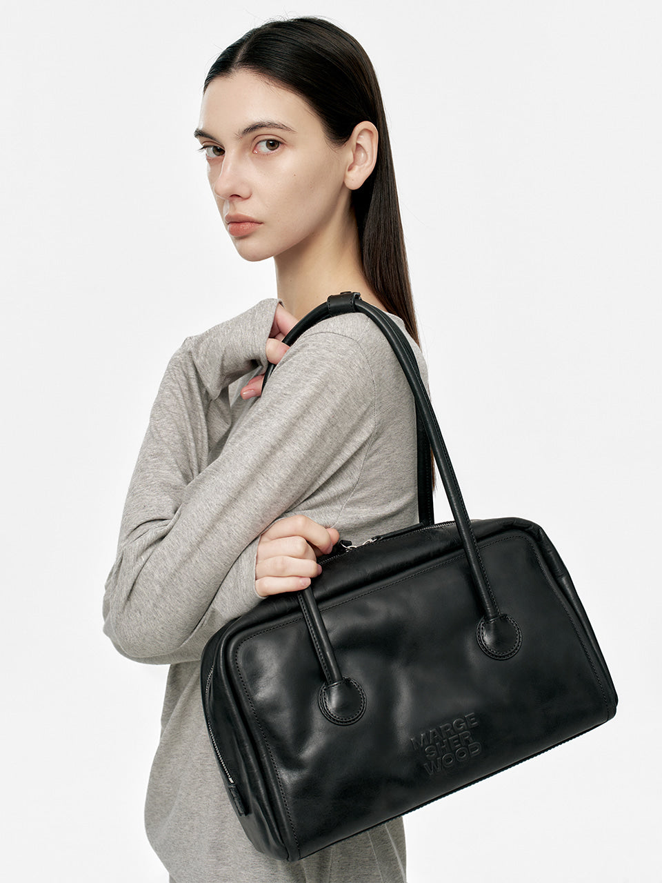 Marge Sherwood - Soft Boston (Black Pull-Up) product image 2 | TRAB K-Fashion Australia