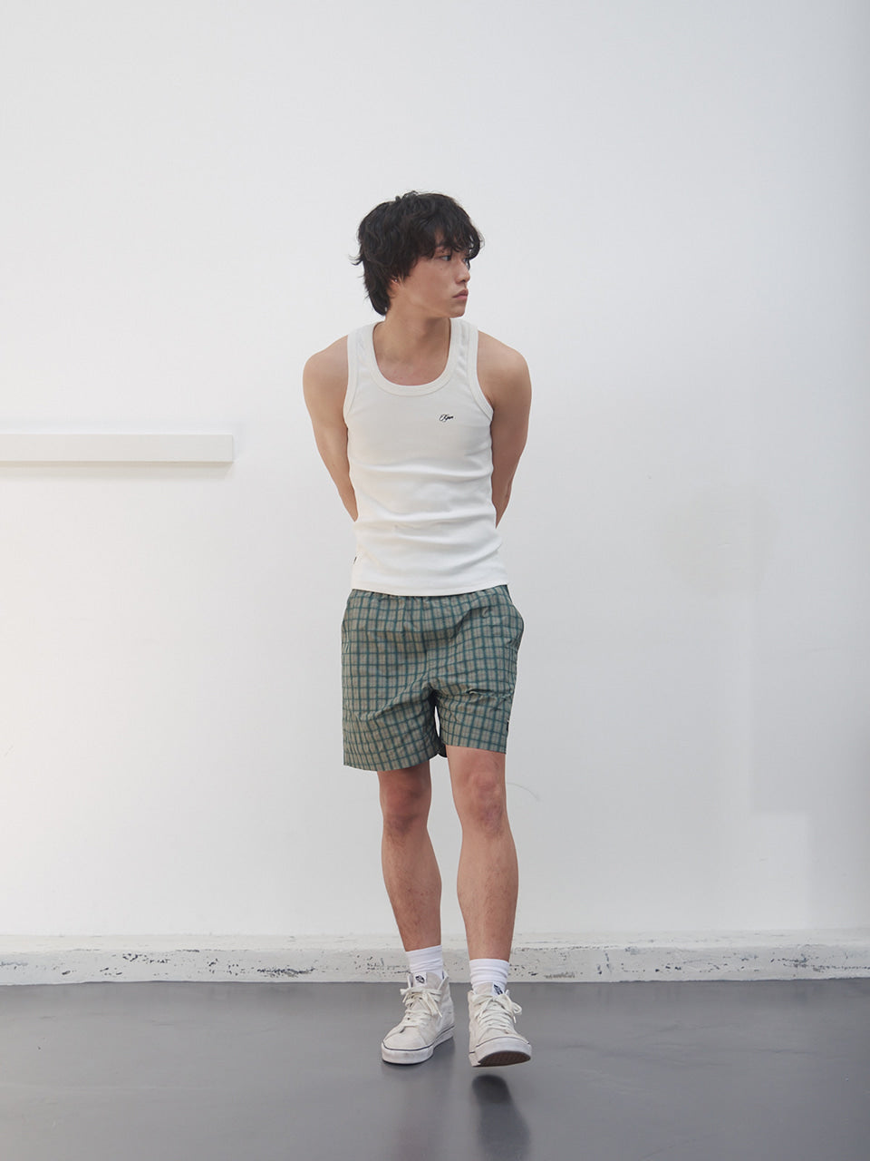 Kijun - Check Shorts (Green) product image 6 | TRAB K-Fashion Australia