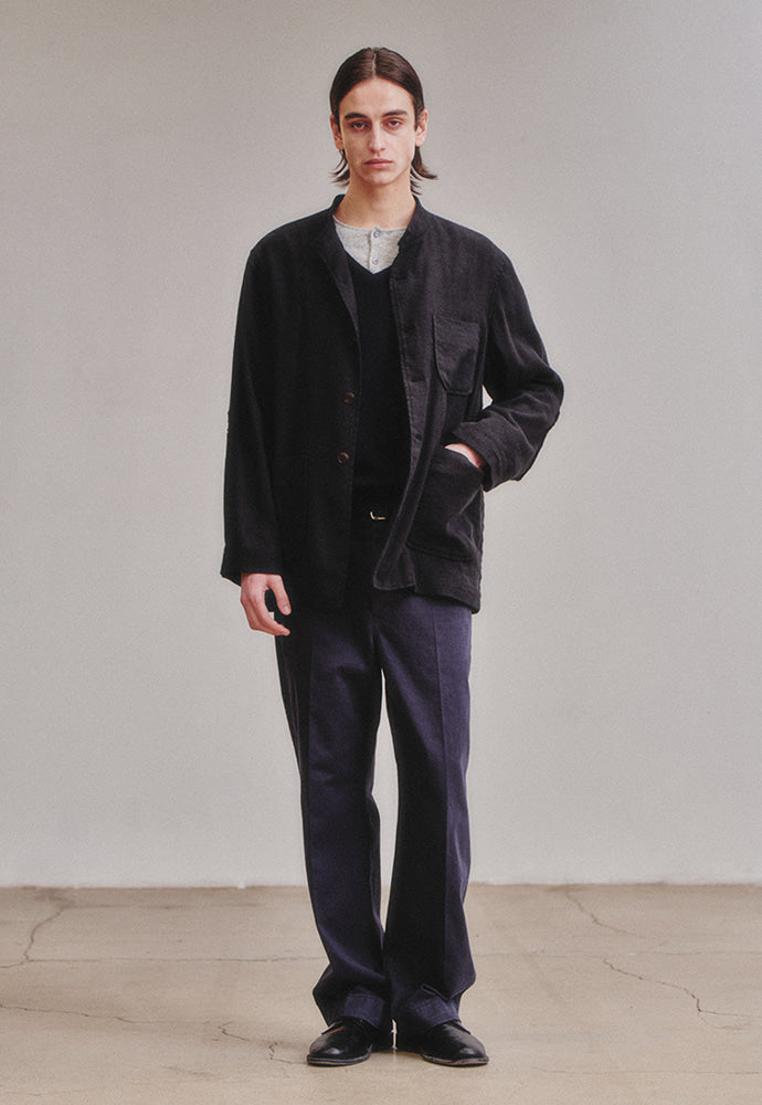 Art if acts - Silk French Forestiere Jacket (Black) product image 2 | TRAB K-Fashion Australia
