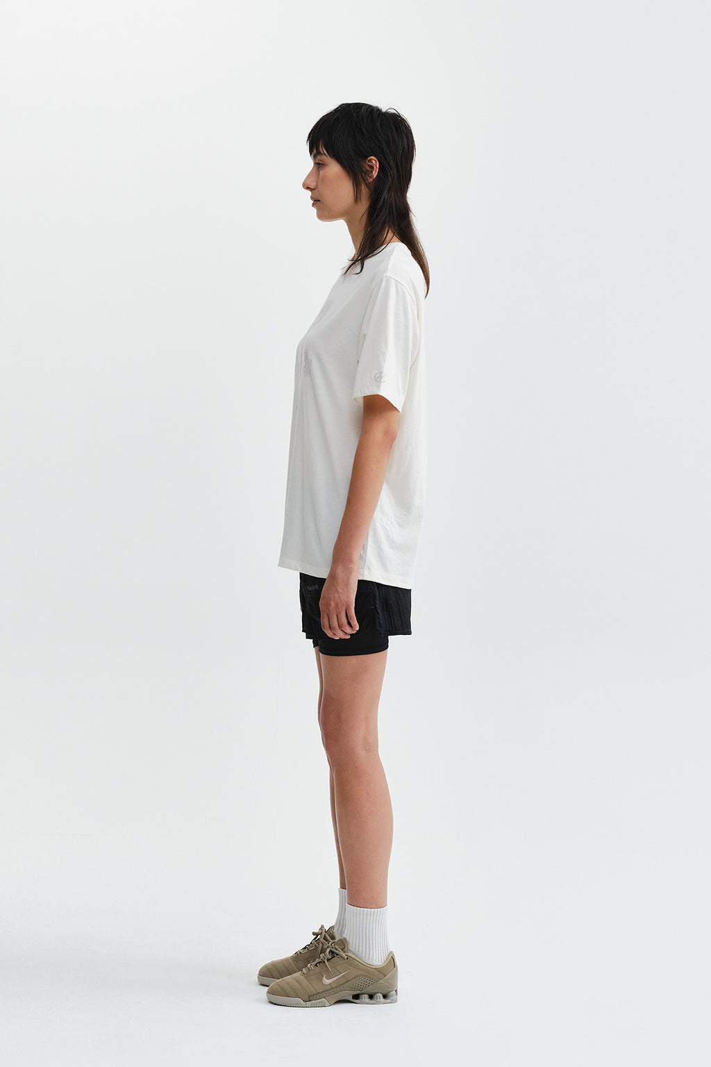 Matin Kim - Matin Pace Sprint Graffiti Top (Ivory) product image 8 | TRAB K-Fashion Australia