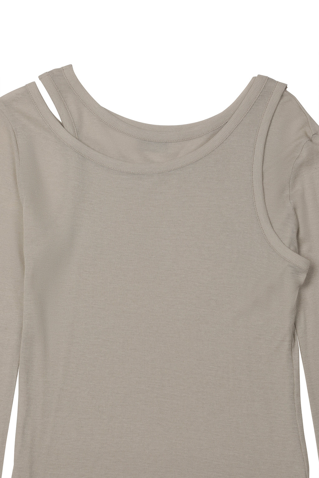 Deinet - Layered Long Sleeve (Grey) product image 9 | TRAB K-Fashion Australia