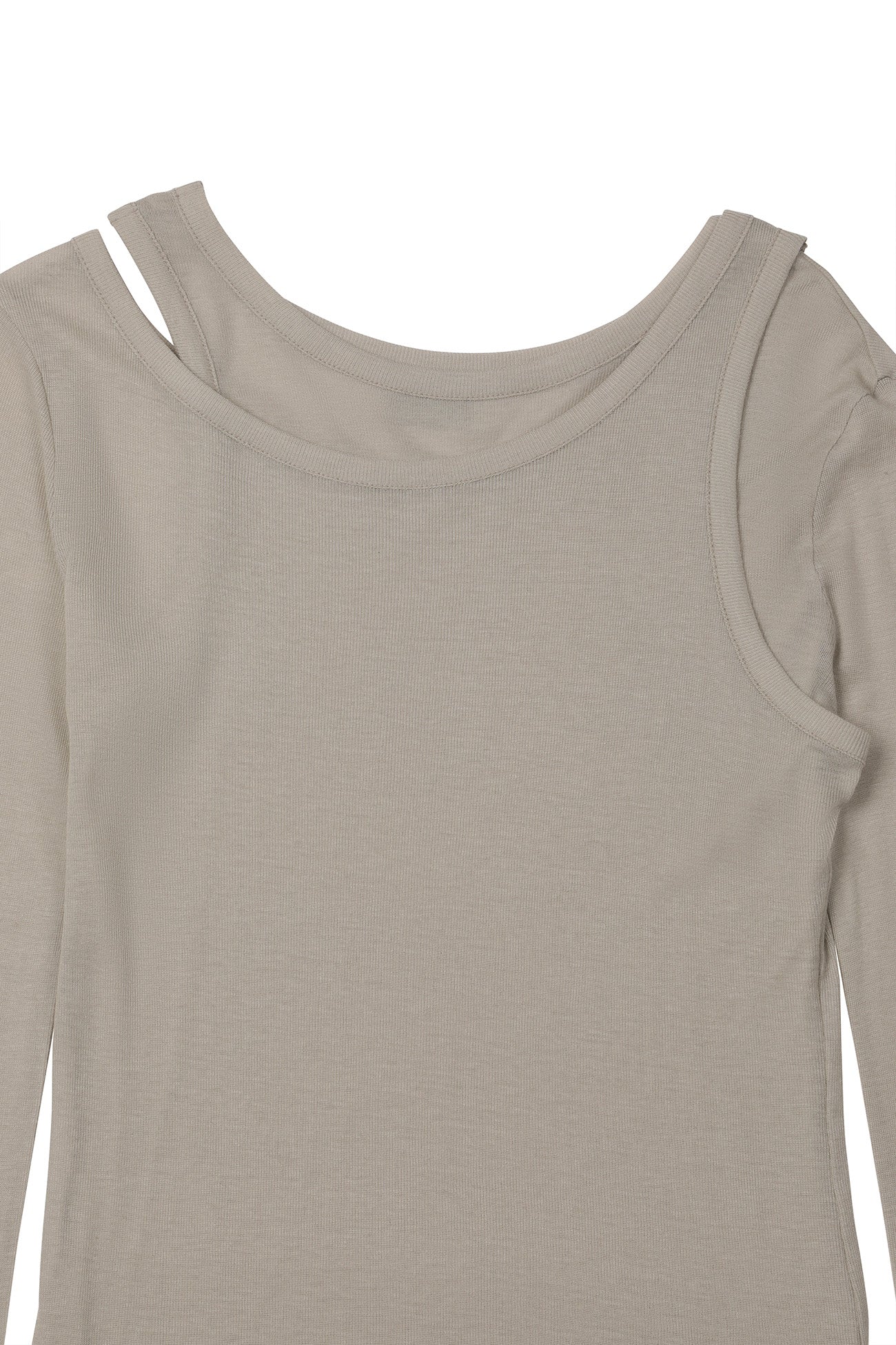 Deinet - Layered Long Sleeve (Grey) product image 9 | TRAB K-Fashion Australia