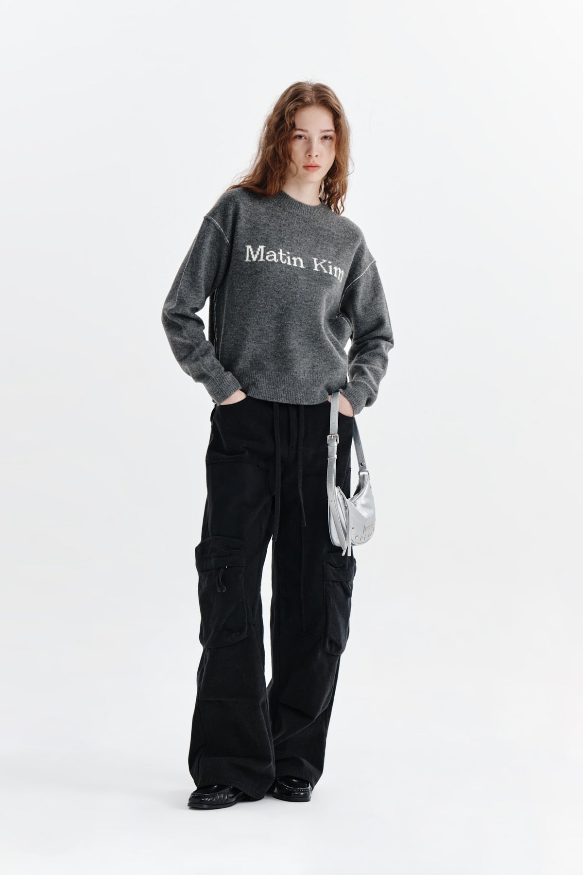 Matin Kim - Dirty Washed Heavy Cargo Pants (Black) product image 9 | TRAB K-Fashion Australia