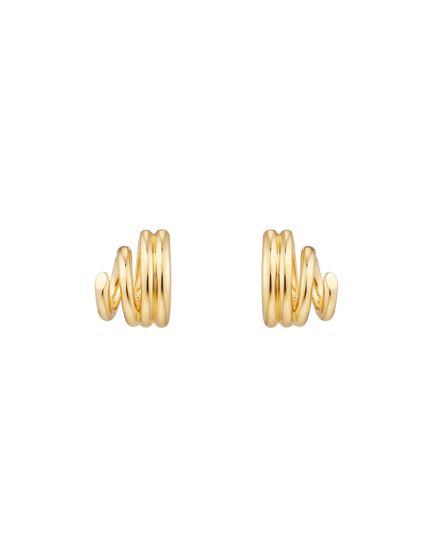 Numbering - Diagonal Coil Hoop Earrings #8101 product image 13 | TRAB K-Fashion Australia