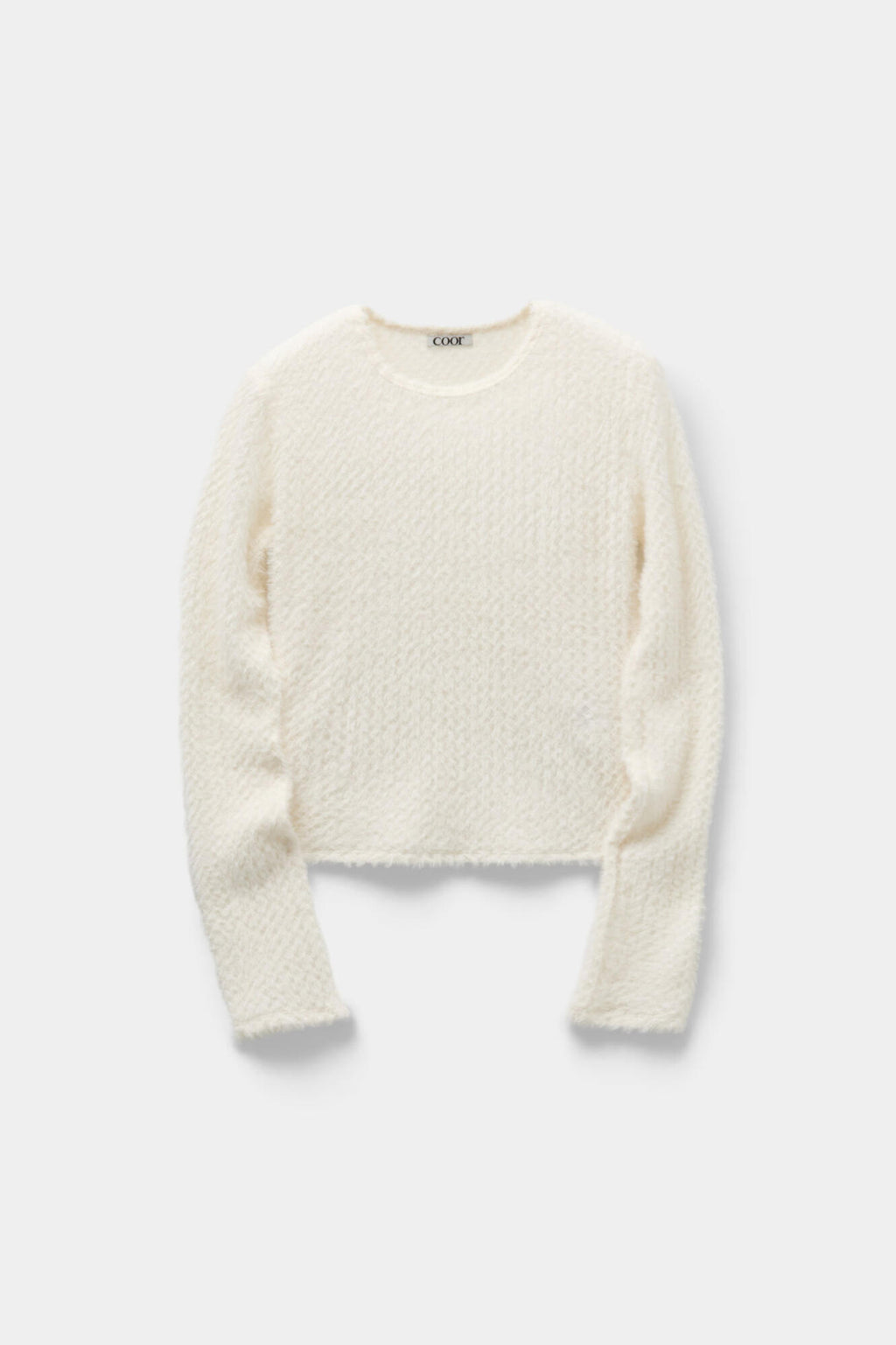 Coor - [Pre-Order – Ships October 30] Brushed Jacquard Top (Ivory) product image 1 | TRAB K-Fashion Australia