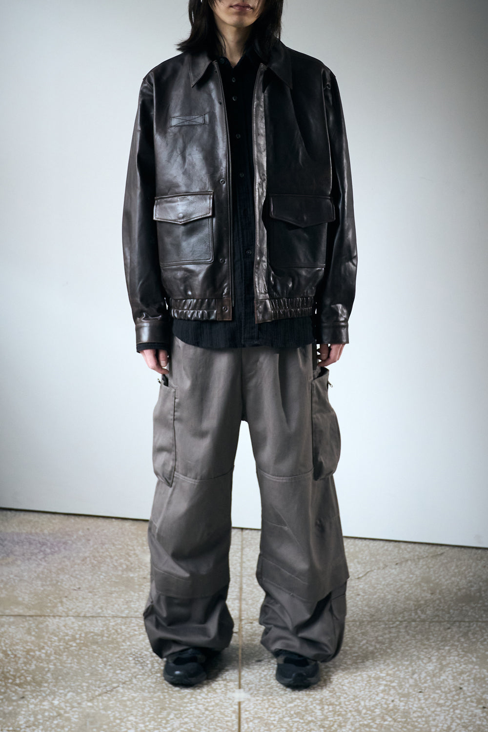 Hatchingroom - Zip Cargo Work Pants Mud (Brown) product image 8 | TRAB K-Fashion Australia