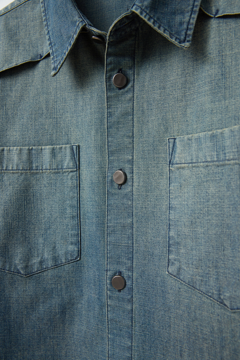 Hatchingroom - Vented Shirt Chambray (Blue) product image 6 | TRAB K-Fashion Australia