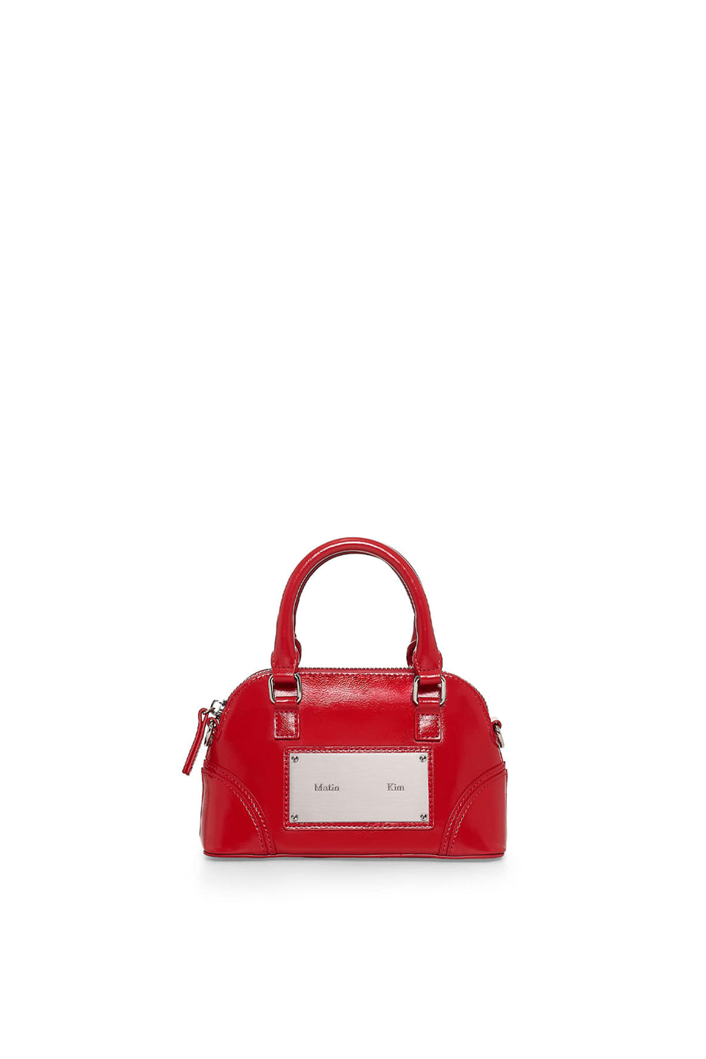 Matin Kim - Curve Zip Mini Bag (Red) product image 1 | TRAB K-Fashion Australia