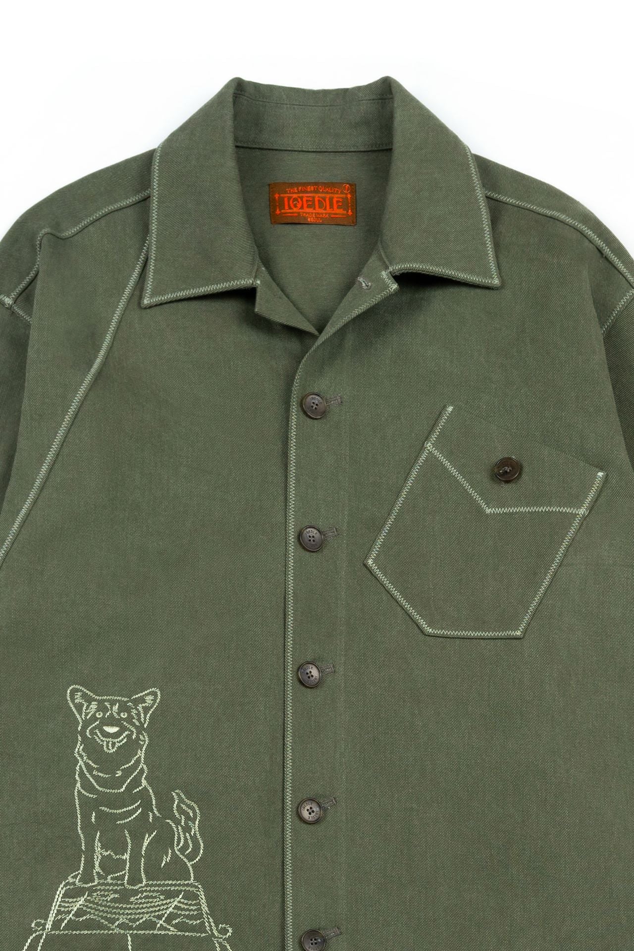 Ioedle - Diagonal Landscape Shirt (Green) product image 4 | TRAB K-Fashion Australia