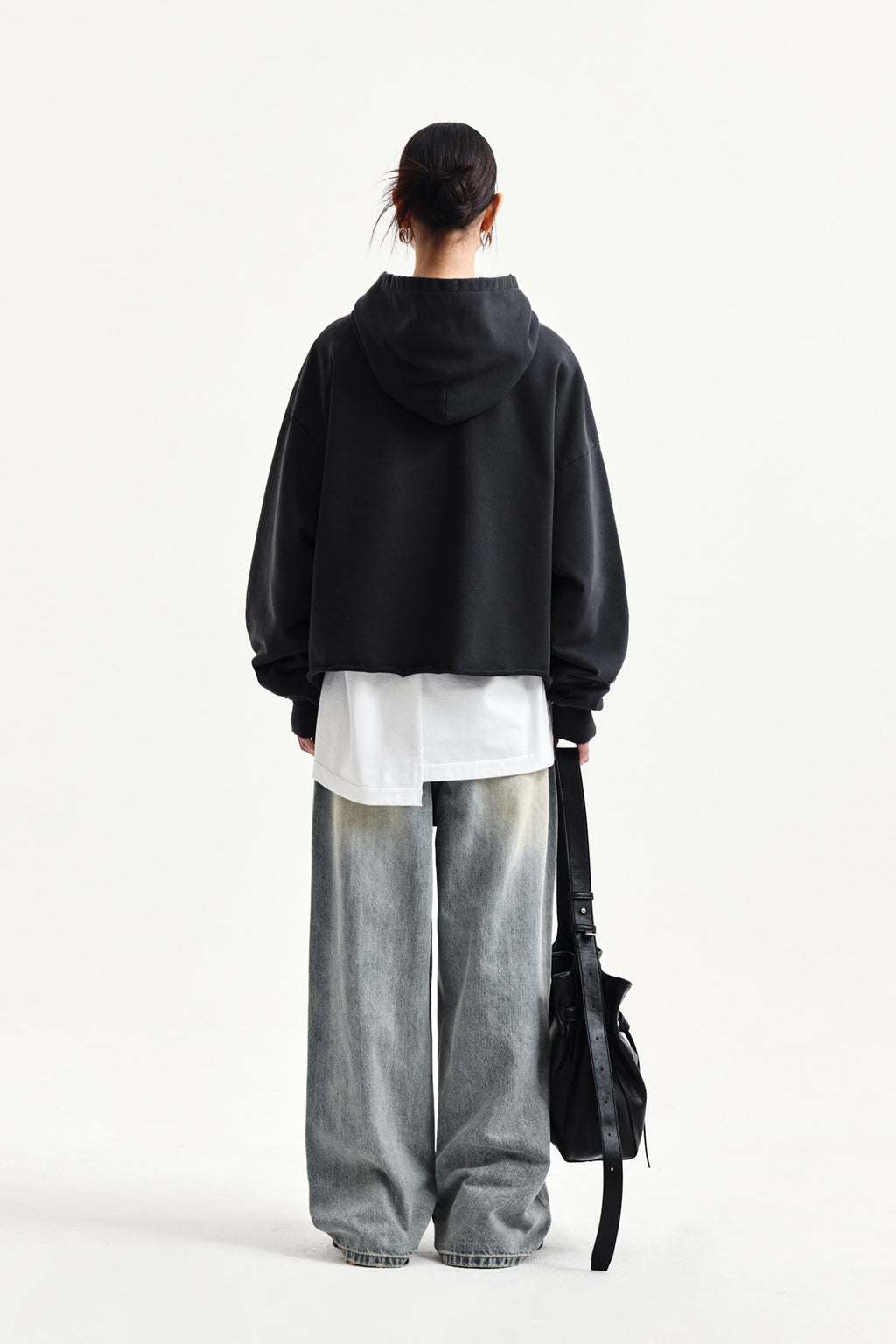 Matin Kim - Vintage Dirty Washed Denim Pants (Light Blue) product image 7 | TRAB K-Fashion Australia