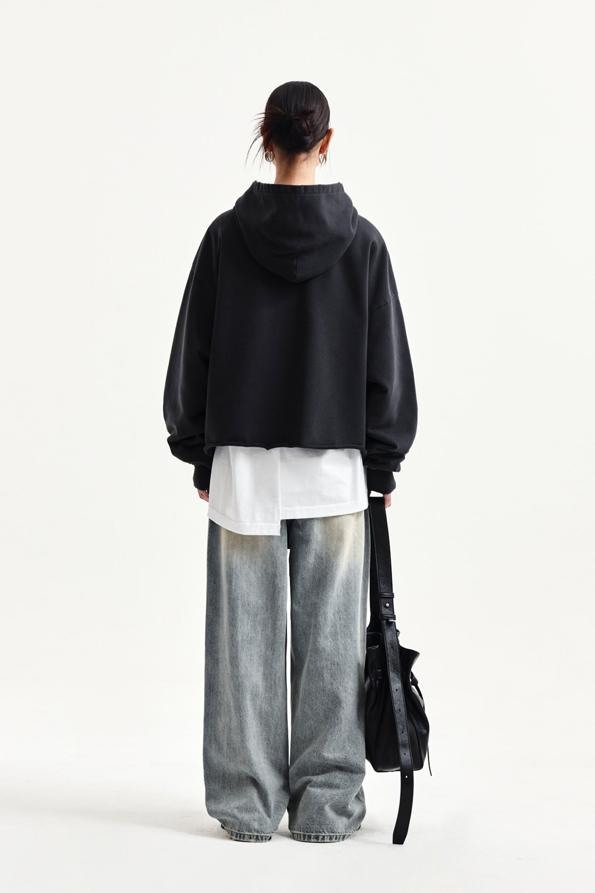 Matin Kim - Vintage Dirty Washed Denim Pants (Light Blue) product image 7 | TRAB K-Fashion Australia