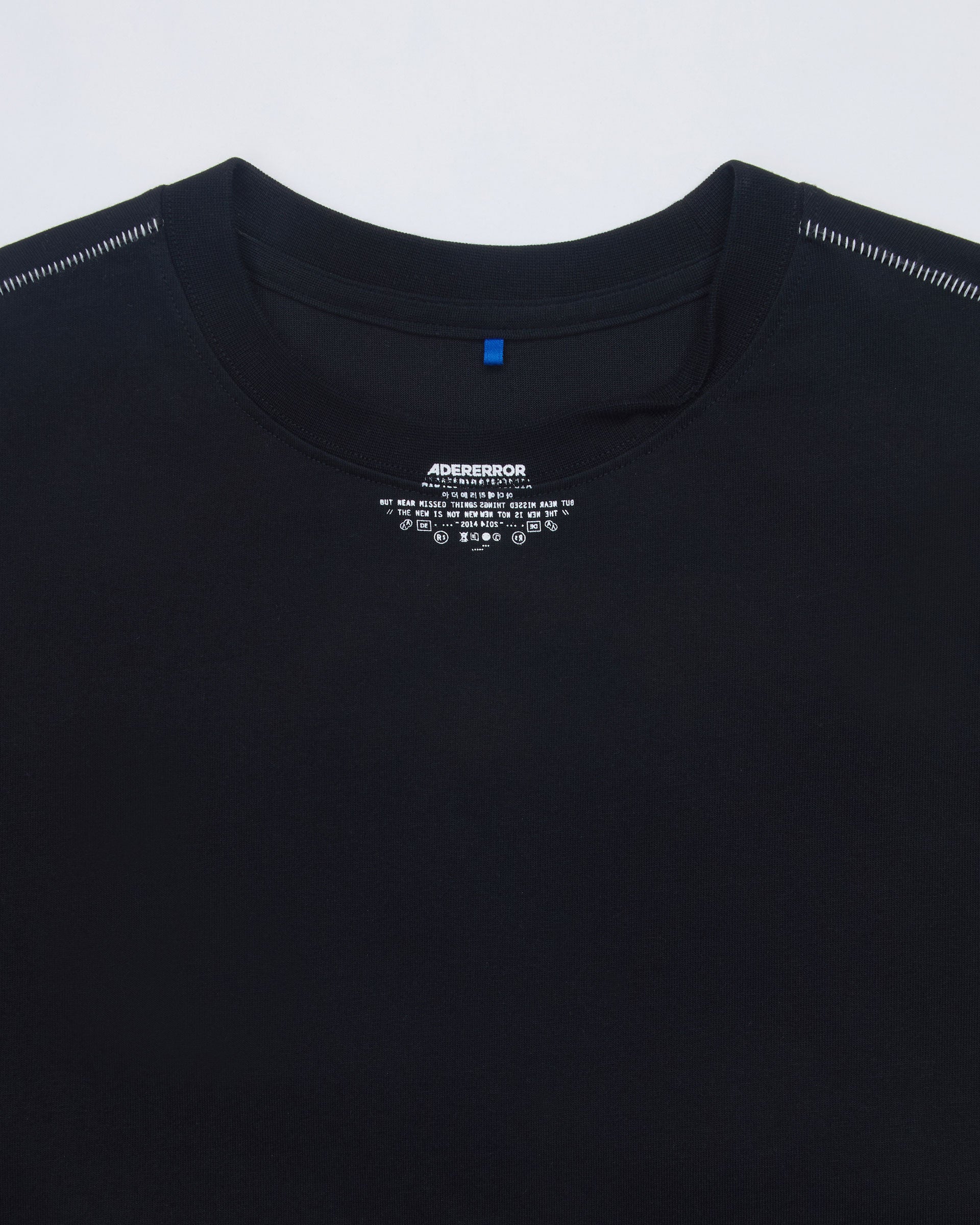 Ader Error - Caef logo t-shirt (Noir) product image 6 | TRAB K-Fashion Australia